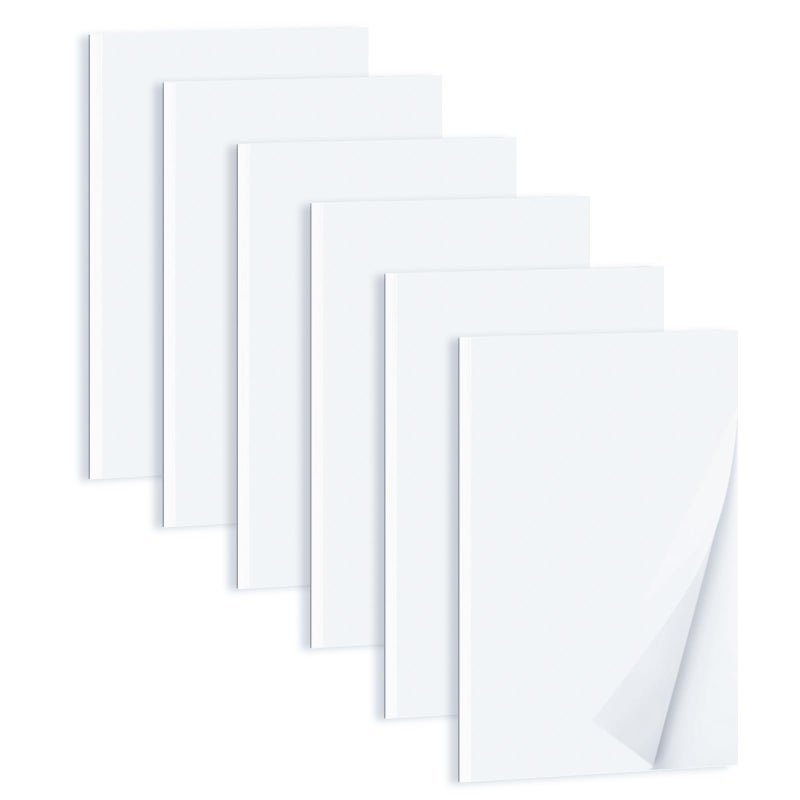 QiCheng Note Pads Memo Pads Small Notepad 50 Sheets 4X6 note pad Scratch Pads for Writing Blank Scratch Pads (6) - Image 1