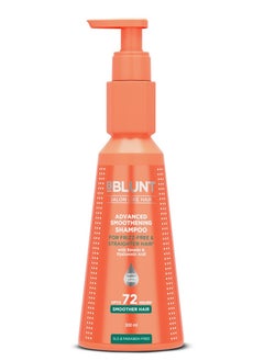 BBLUNT Advanced Smoothening Shampoo with Keratin & Hyaluronic Acid - 300ml Makes Hair Frizz-Free & Straighter | Gently Cleanses | Adds Spectacular Shine | SLS & Paraben-Free | For Men & Women  - Image 1