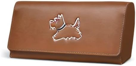 Radley RADLEY London Walkies Flapover Matinee Purse for Women Made from Smooth Leather with an Embossed Scottie Dog Design Matinee Purse with Press Stud Fastening  Internal Card Slots Tan Brown L  - Image 5