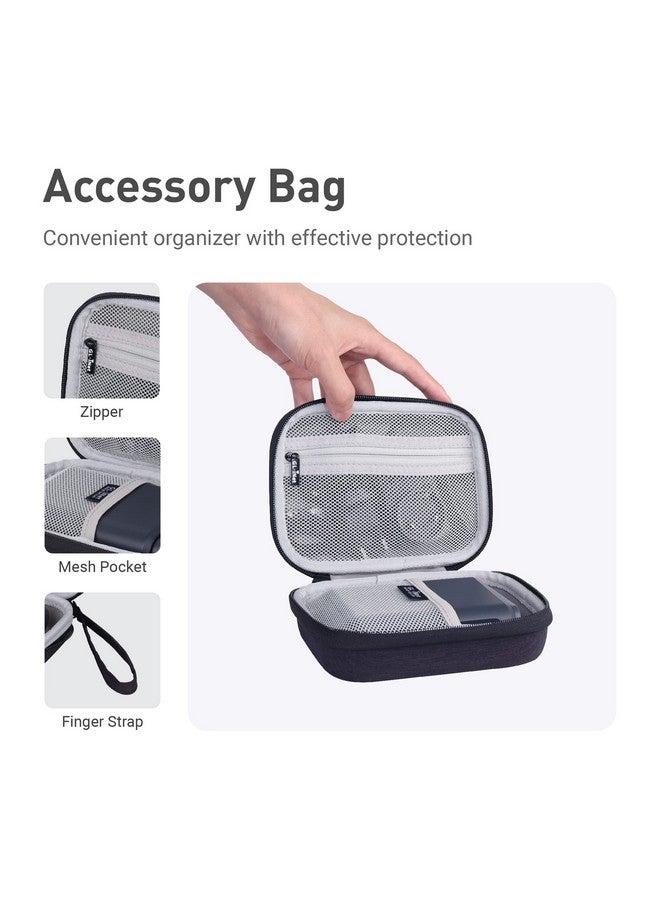 GL.iNet Gadget Organizer Case for Travel Routers GL-AXT1800/ MT3000/ SFT1200/ E750/ A1300, Chargers, Cables, and Accessories, Durable Pouch, Hand-Carry EVA Bag, Anti-Shock, Water Resistant (Black) - Image 3