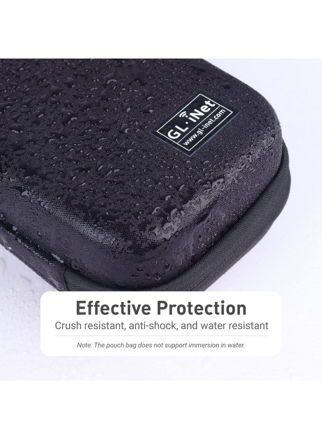 GL.iNet Gadget Organizer Case for Travel Routers GL-AXT1800/ MT3000/ SFT1200/ E750/ A1300, Chargers, Cables, and Accessories, Durable Pouch, Hand-Carry EVA Bag, Anti-Shock, Water Resistant (Black) - Image 4