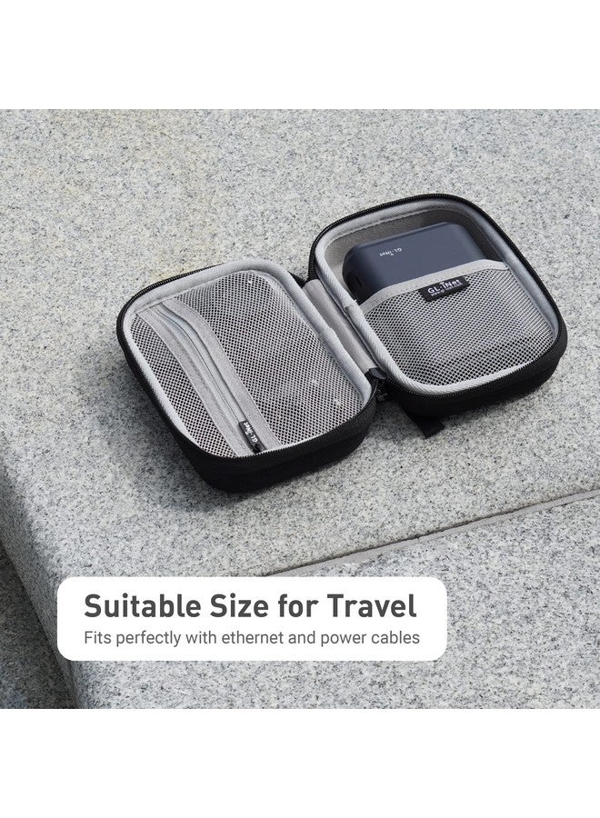 GL.iNet Gadget Organizer Case for Travel Routers GL-AXT1800/ MT3000/ SFT1200/ E750/ A1300, Chargers, Cables, and Accessories, Durable Pouch, Hand-Carry EVA Bag, Anti-Shock, Water Resistant (Black) - Image 5