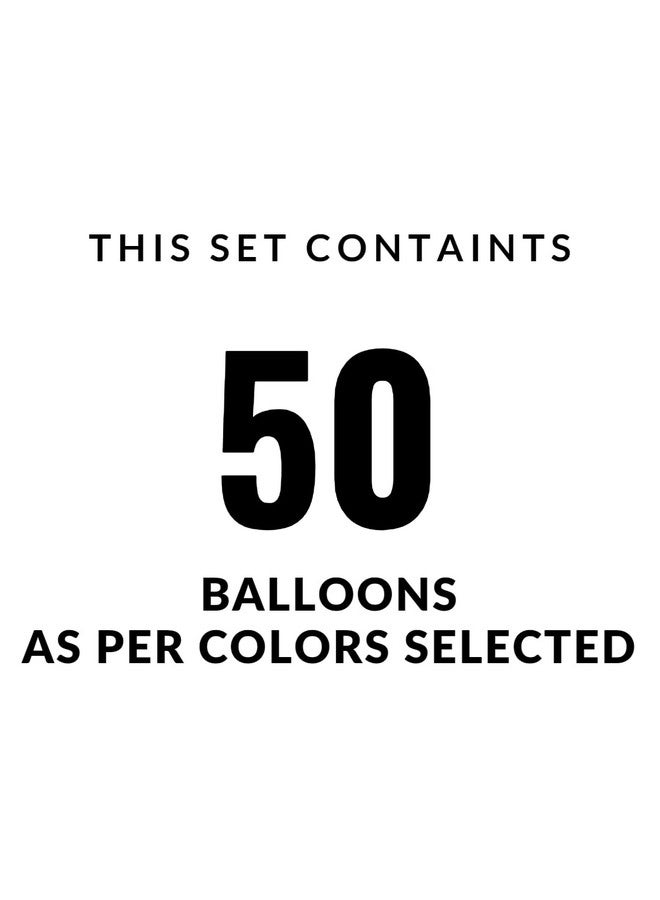 Flyloons Yellow Balloons Pack of 50 for birthday decoration items also suitable for Anniversary, Wedding, Celebration, Party - Image 2
