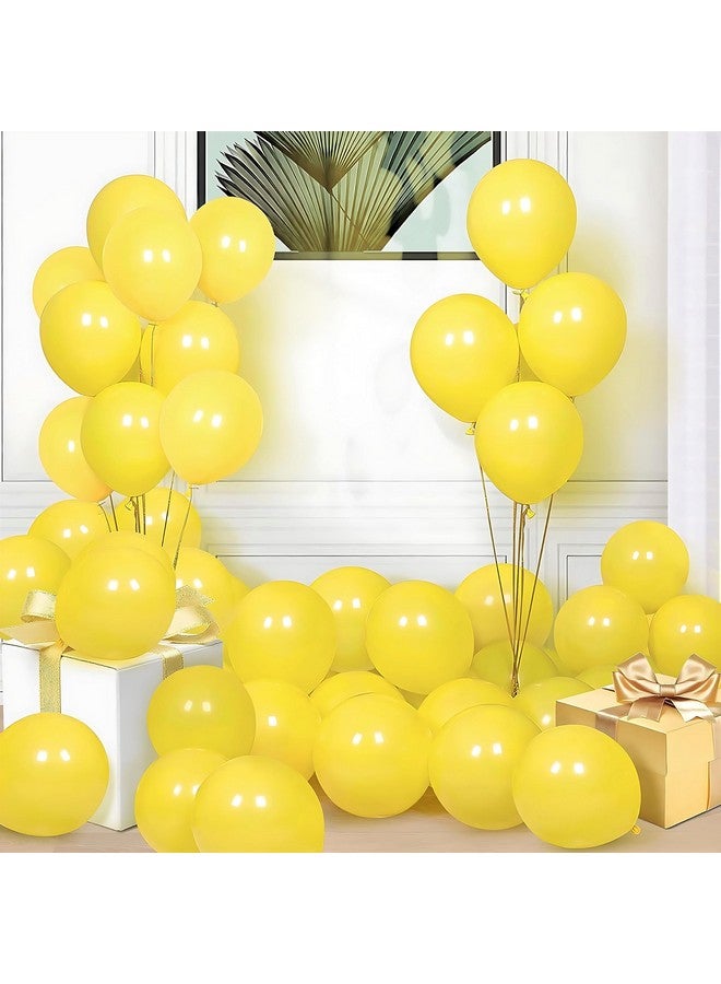 Flyloons Yellow Balloons Pack of 50 for birthday decoration items also suitable for Anniversary, Wedding, Celebration, Party - Image 1