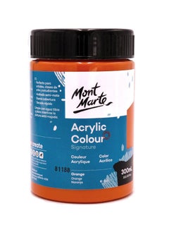 Mont Marte Mont Marte Acrylic Colour Paint 300ml - Orange 
