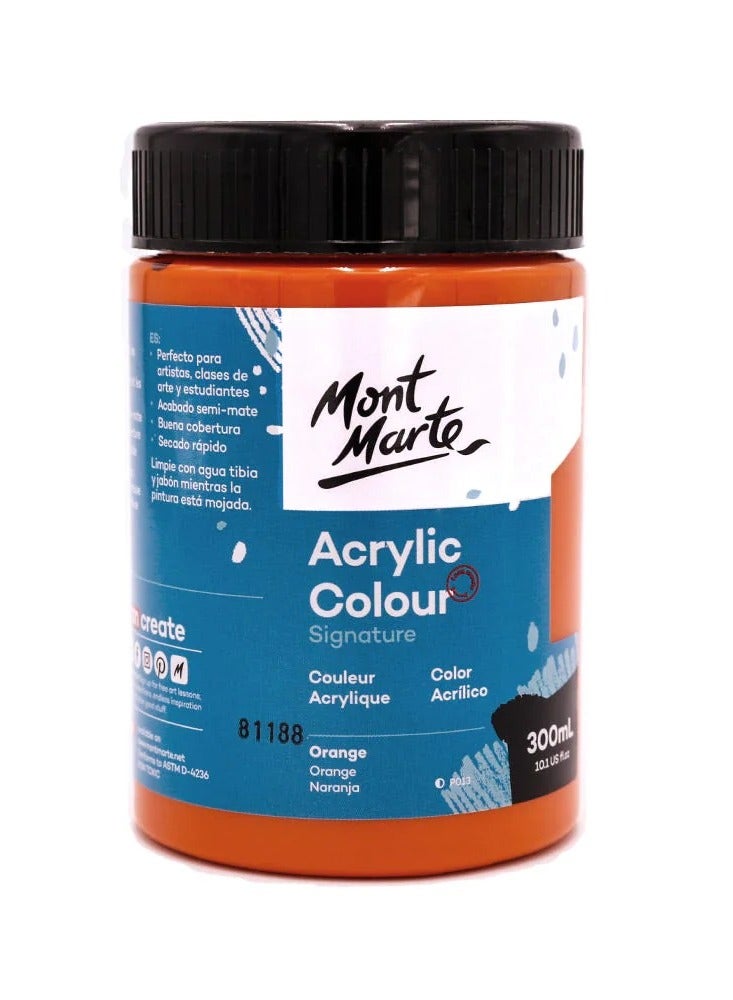 ألوان أكريليك من مونت مارت بسعة 300 مل - برتقالي