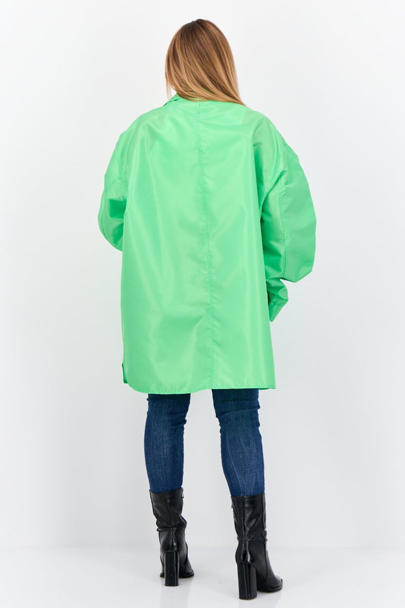 Asos Design Women Plain Windbreaker Jacket, Mint Green  - Image 4