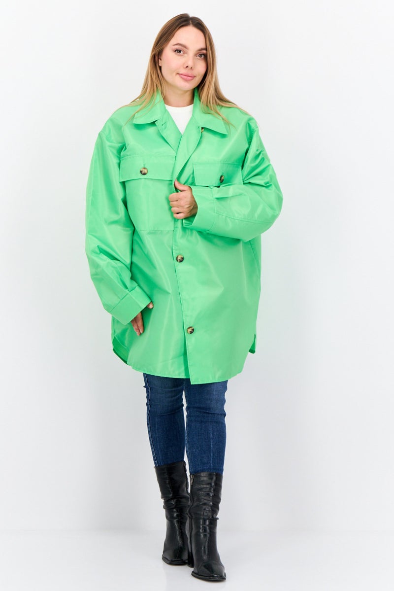 Asos Design Women Plain Windbreaker Jacket, Mint Green  - Image 1
