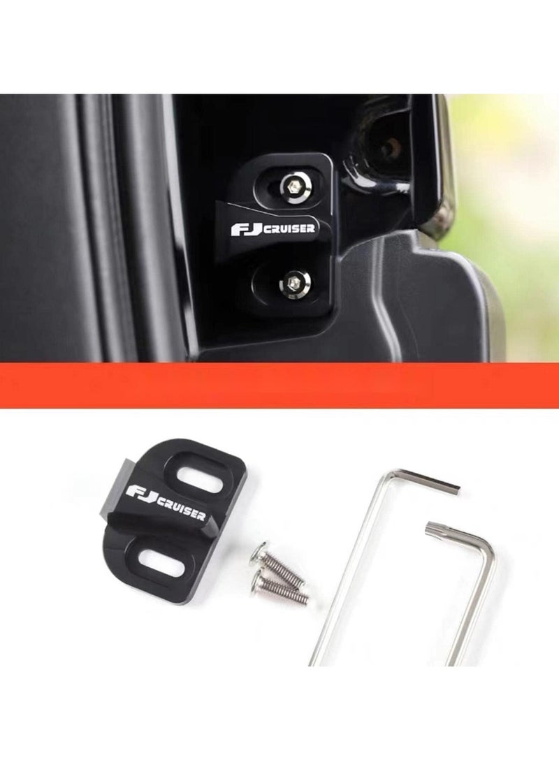 Generic HYZYingW Compatible with Toyota FJ Cruiser 2007-2022 Aluminum Alloy Car Tailgate Door Lock Outer Buckle Striker Limiting Stopper Trim, Noise Reducing, Anti-Move FJ Cruiser - Image 4