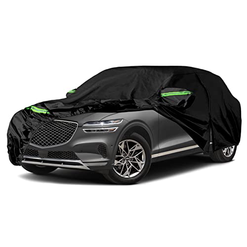 SPORTULI Waterproof Car Cover Replace for 2021-2025 Hyundai Genesis GV70, 6 Layers All Weather Car Covers with Door Zipper & Windproof Bands for Snow Rain Dust Hail Protection (GV70) - Image 1