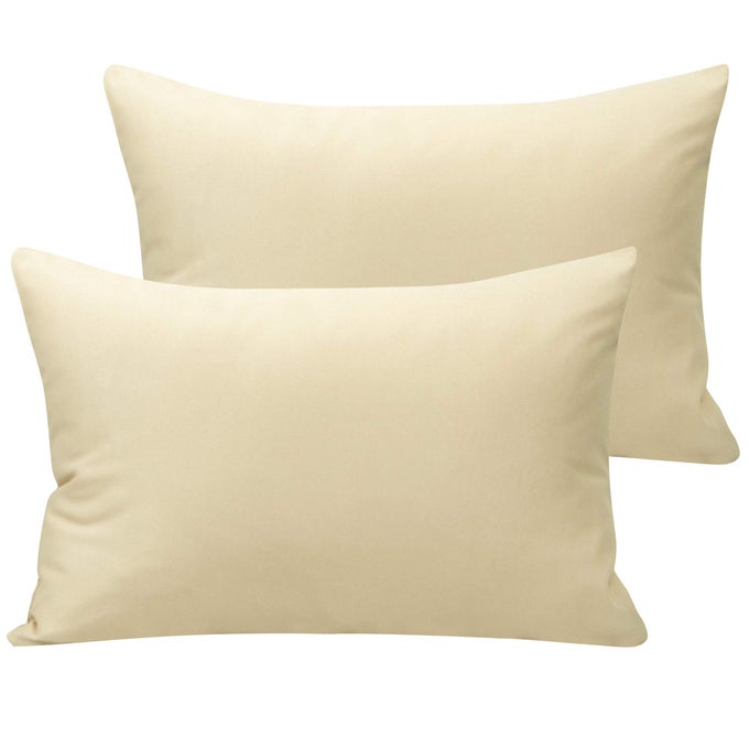 MICROFIBER TODDLER PILLOWCASES WITH ENVELOPE CLOSURE 2 PACK 100 BRUSHED MICROFIBER SUPER SOFT TRAVEL KIDS NURSERY PILLOW CASES 14X20 FITS PILLOWS SIZED 12X16 13X18 14X19 KHAKI