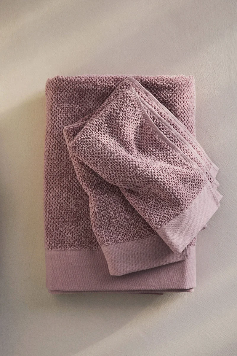 اتش اند ام 2-pack cotton terry guest towels