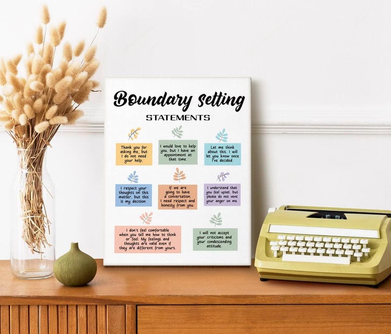 WKYAER Boundaries Counseling Canvas Wall Art - Image 4