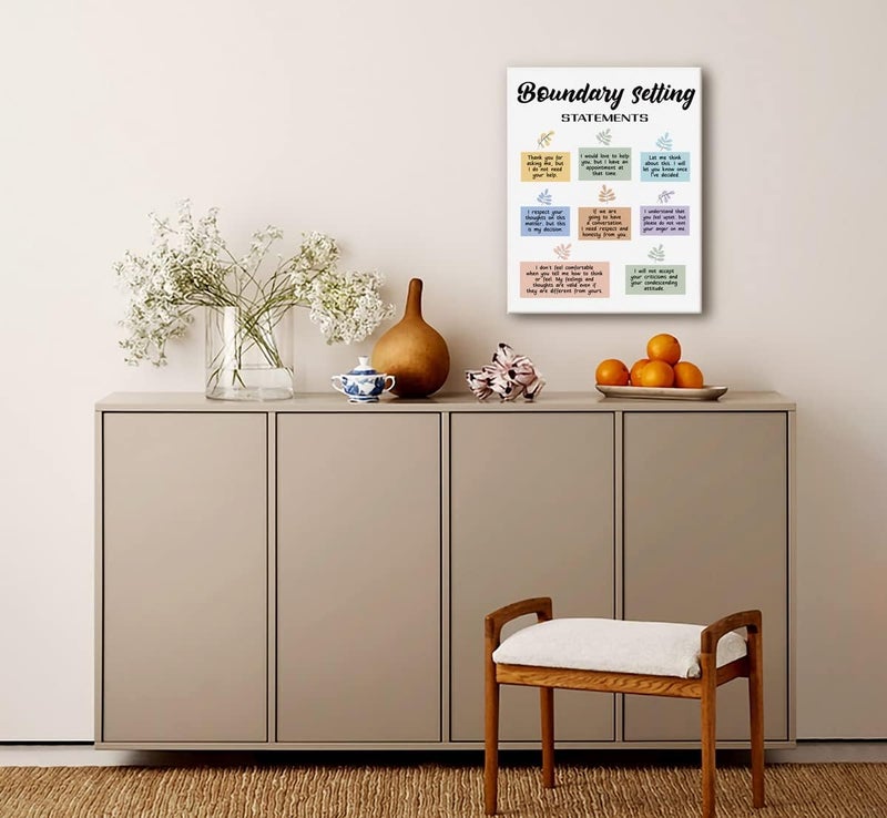 WKYAER Boundaries Counseling Canvas Wall Art - Image 2
