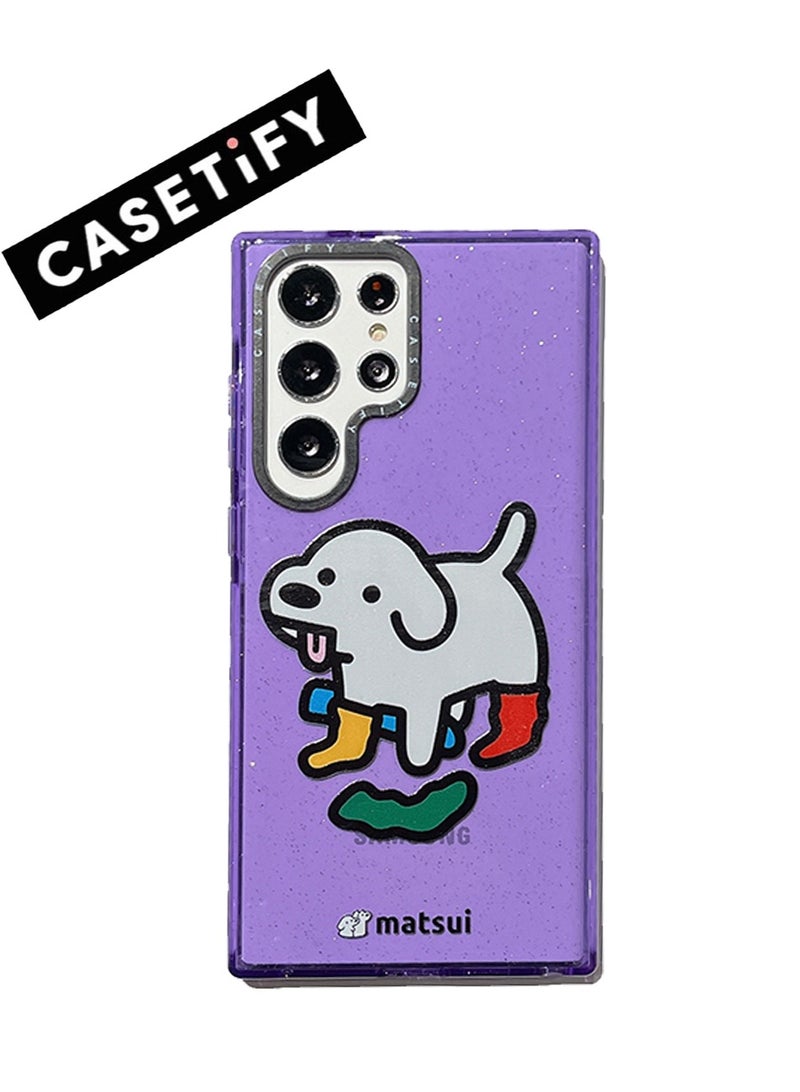 Casetify Puppy Playtime: Samsung Galaxy S23 Ultra Matsui Dog Case - Image 1