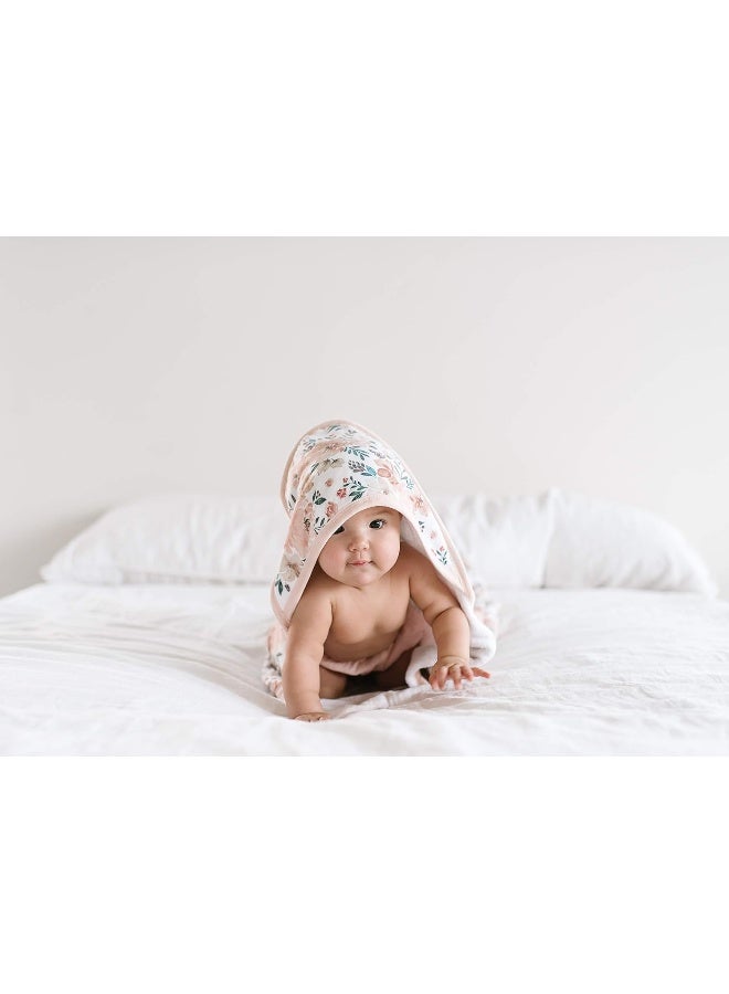 Copper Pearl Premium Knit Hooded Bath Towel with Terry Cloth Interior Autumn - Image 4