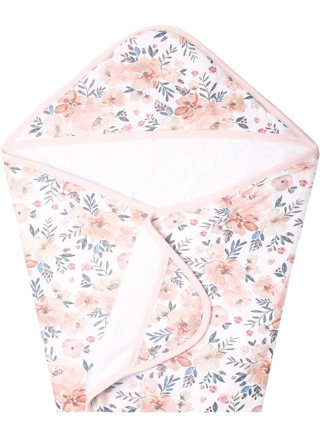 Copper Pearl Premium Knit Hooded Bath Towel with Terry Cloth Interior Autumn - Image 1