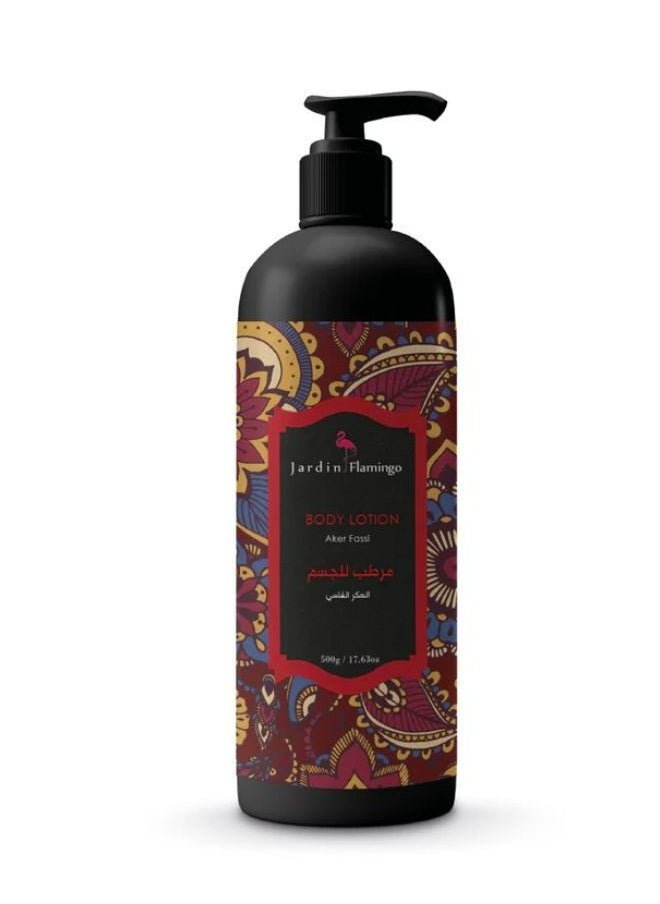 Jardin Flamingo - Body Lotion Aker Fassi 500 ml - Image 1