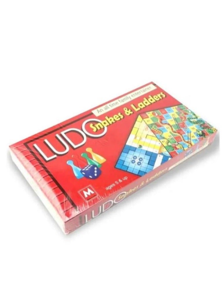 لودو 2 in 1 Ludo Game + Snakes and Ladders Colorful Folding Board Made of Plastic 2 in 1 Girls' Games Boys' Games for Unisex - Image 5