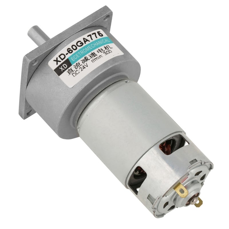 XD DC Motor: 12/24V 35W, Pure Copper Wire Coil, Low Heat & Low Loss - Metal Gear Wear-Resisting, High Torque Low Speed, Adjustable Direction for Office Home Production Automation, Electronics, Aviation M - Image 4