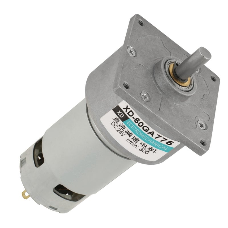 XD DC Motor: 12/24V 35W, Pure Copper Wire Coil, Low Heat & Low Loss - Metal Gear Wear-Resisting, High Torque Low Speed, Adjustable Direction for Office Home Production Automation, Electronics, Aviation M - Image 2