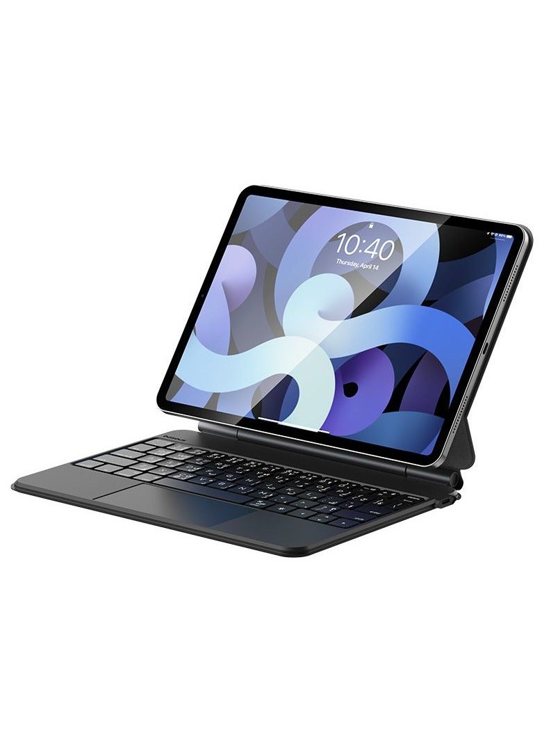 Baseus Brilliance Series Original Keyboard Case  For Pad Pro 11-inch（2018/2020/2021/2022）/Pad Air4/Air5/Air6 10.9-inch Space Grey Space Grey - Image 1