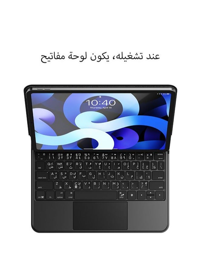 Baseus Brilliance Series Original Keyboard Case  For Pad Pro 11-inch（2018/2020/2021/2022）/Pad Air4/Air5/Air6 10.9-inch Space Grey Space Grey - Image 4