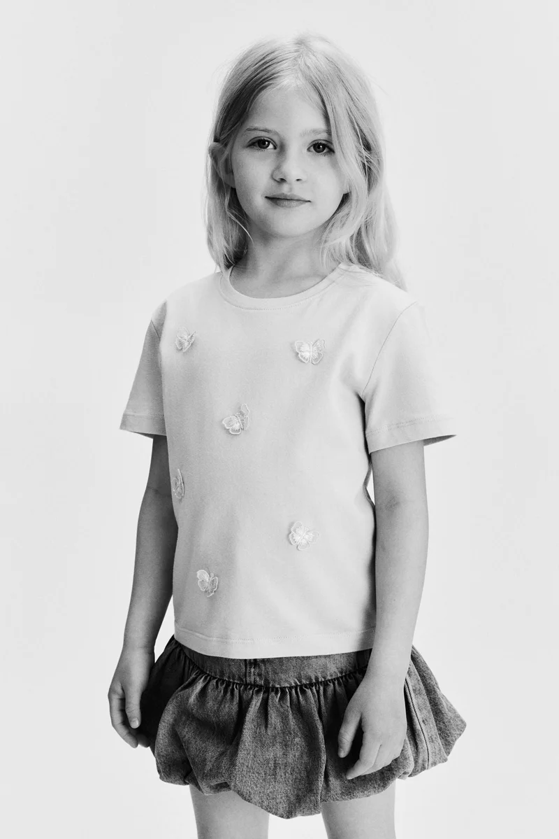 H&M Motif-detail t-shirt