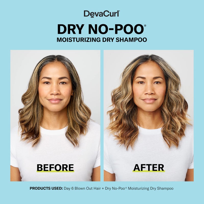 DevaCurl Dry No-Poo Moisturizing Dry Shampoo | Non-Drying Formula | Invisible Finish | For All Curly Hair Types - Image 4