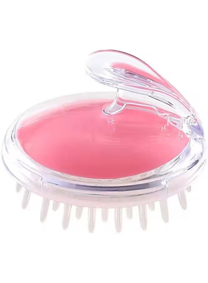 Massager Brush with Soft Silicone Bristles for Washing Hair, Wet and Dry Use, 1 Piece