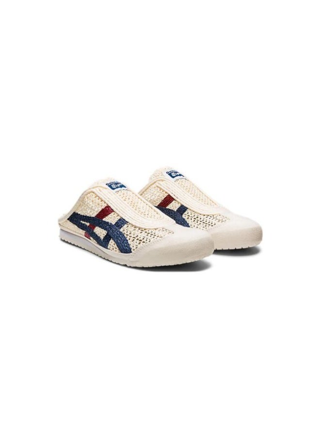 Onitsuka Tiger MEXICO 66 SABOT Summer Casual Slide Sandals - White/Blue/Red - Image 2
