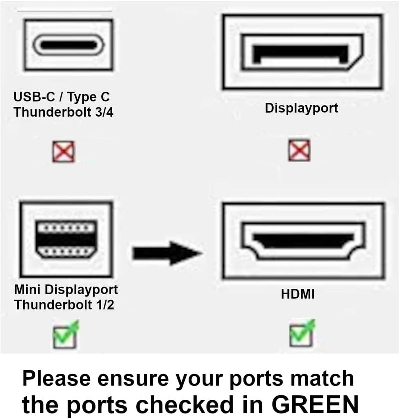 Kyper USKyper-2788 (3 Pack) 4K Mini DisplayPort to HDMI Adapter, 4K@30Hz Mini DP/Thunderbolt 2 to HDMI, Gold-Plated Compatible with Devices Like MacBook Air/Pro, iMac, Surface Pro, Dell XPS, ThinkPad - Image 2