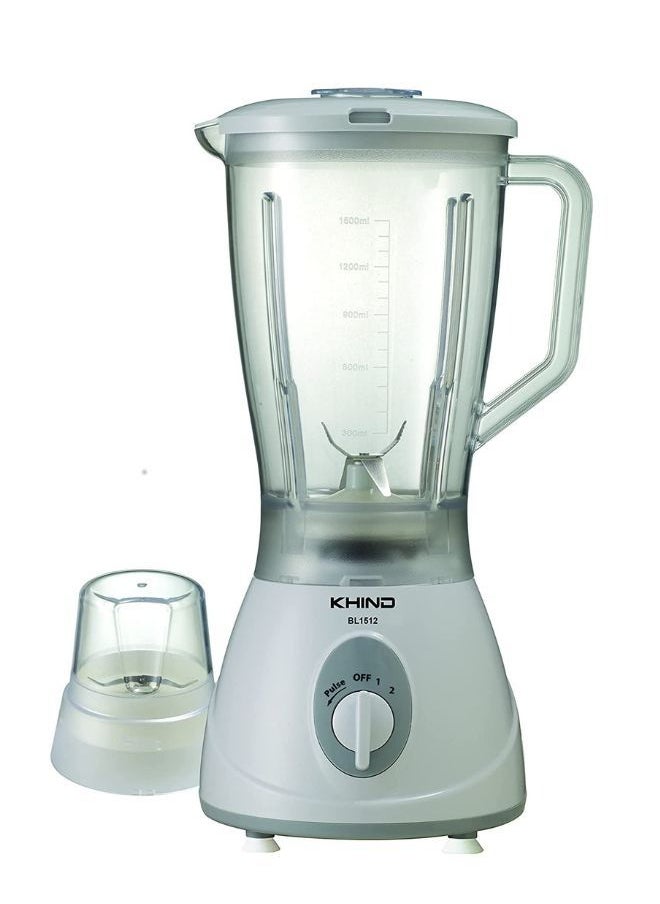 KHIND Blender BL1512 1L Jar with 2 Speed and 1 Miller for Grinding White - pzsku/Z6909580E2B879903FFE1Z/45/_/1665039675/d9bd610b-7a95-4b27-9b3e-ddc786106e4d