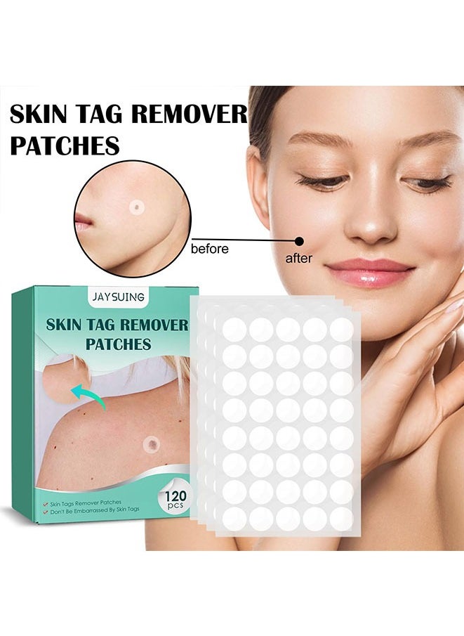 Jaysuing 120 Pcs Skin Tag Remover Patches,Natural Spot Stickers For Face And Skin Care, Beauty Tool.Made With Natural Ingredients Skin Friendly Breathable And Reliable To Use Fast Use Effect.  - Image 3
