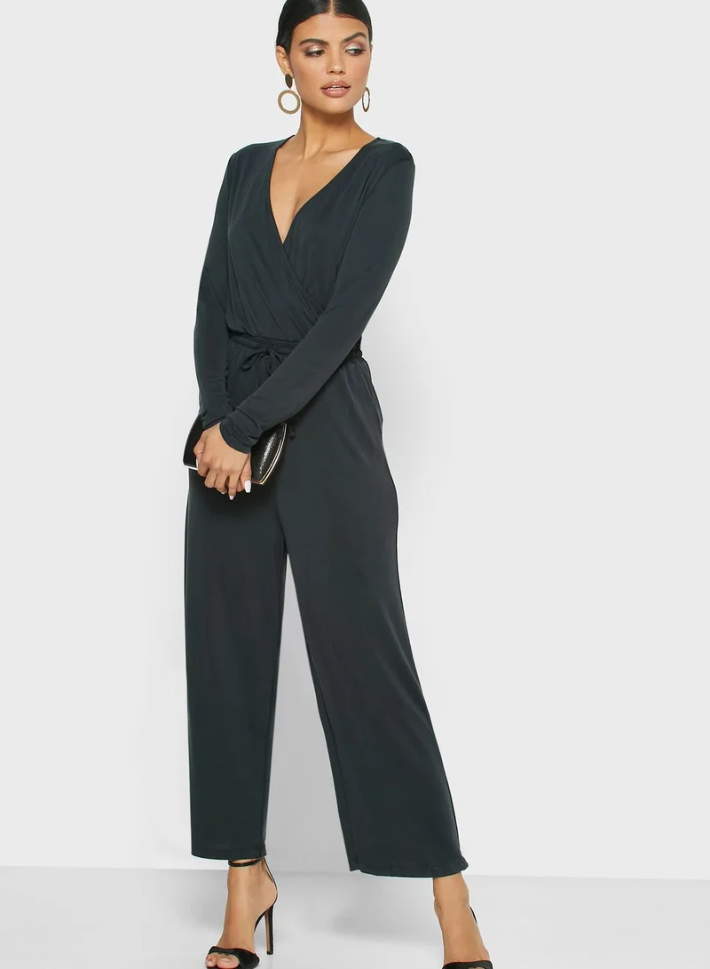 Reserved Drawstring Waist Jumpsuit
