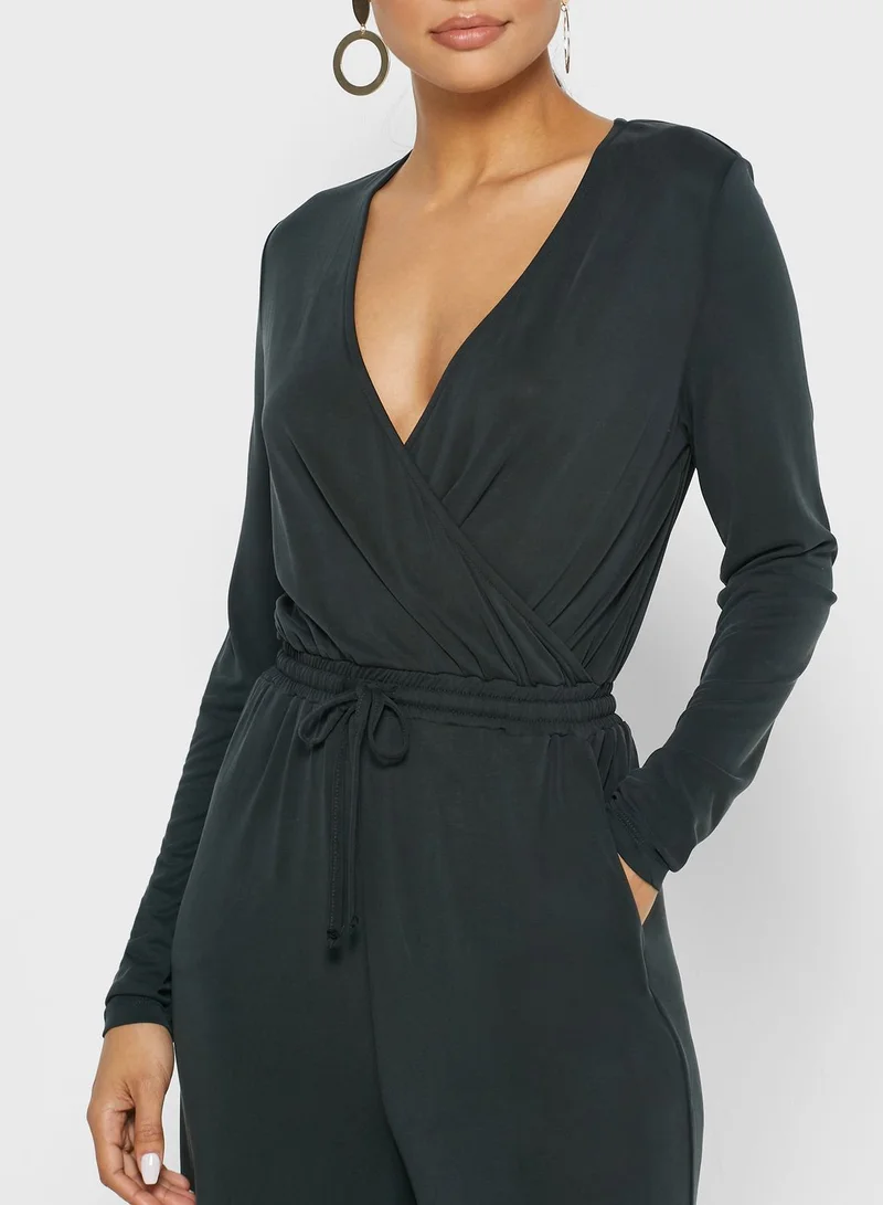 Reserved Drawstring Waist Jumpsuit