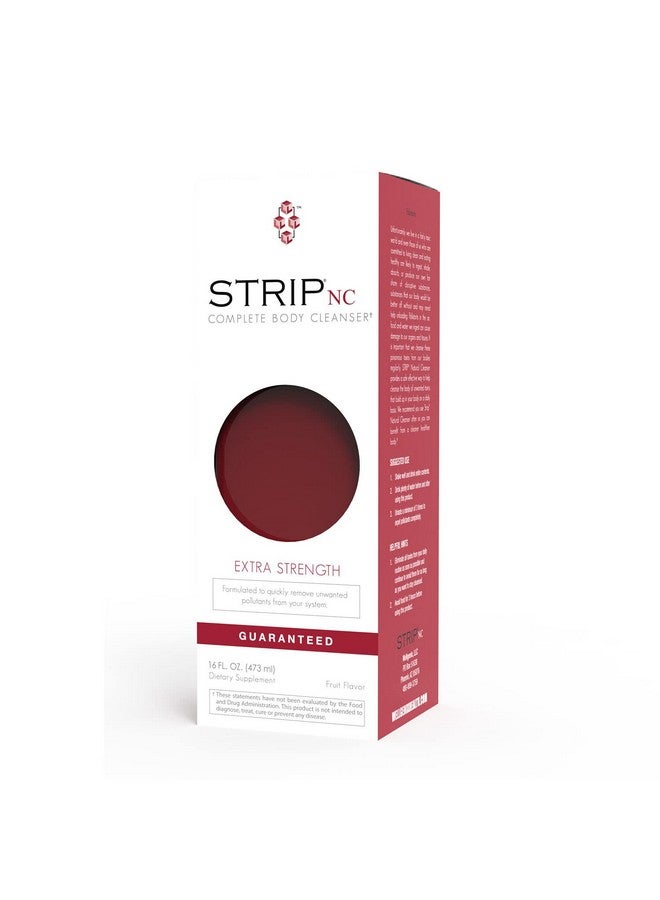Wellgenix Strip NC Herbal Cleanse Detox Drink, Fast-Acting Body Detox, 16 Fl Oz, Detoxifier for Quick Flush Toxin Removal, Extreme Detox Cleanse, Fruit Punch Flavor Premium Liquid Formula