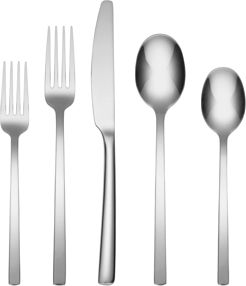 Cambridge 20Piece Flatware Set Beacon Silver Mirror - Image 1