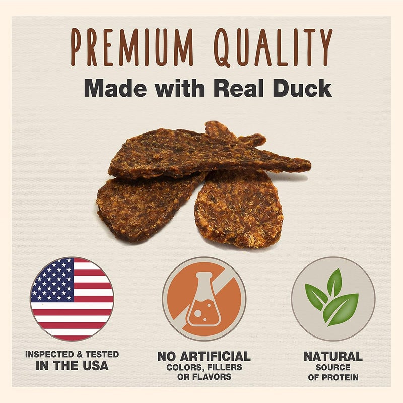 Cadet Gourmet Duck Jerky Dog Treats  Healthy  Natural Duck Dog Training Treats for Small  Large Dogs  Inspected  Tested in USA 14 oz - Image 2