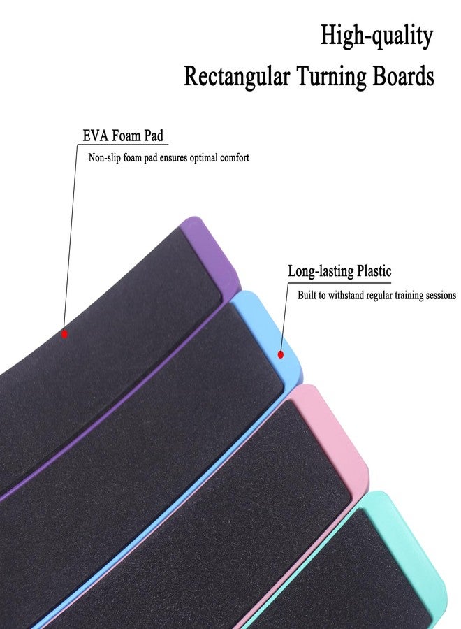 Weensmeil Rectangular Turning Boards for Dancers - Pink Pirouette Board for Skater - Improve Your Turns, Balance, and Stability Home Dance Equipment - Image 4