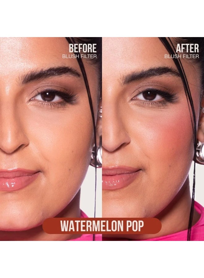 هدى بي بي هدى بيوتي بلاش فلتر احمر خدود سائل - ستروبيري كريم - Image 4