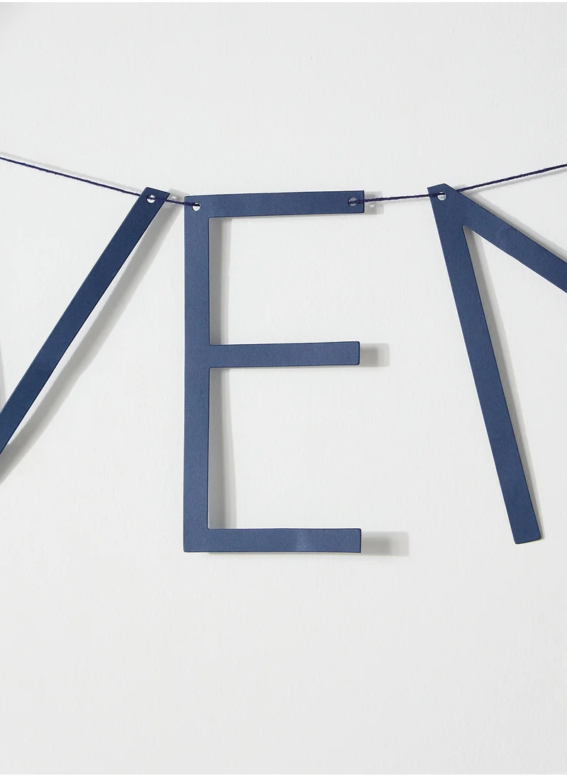 Ginger Ray Balloon Bunting - Twenty One - Blue