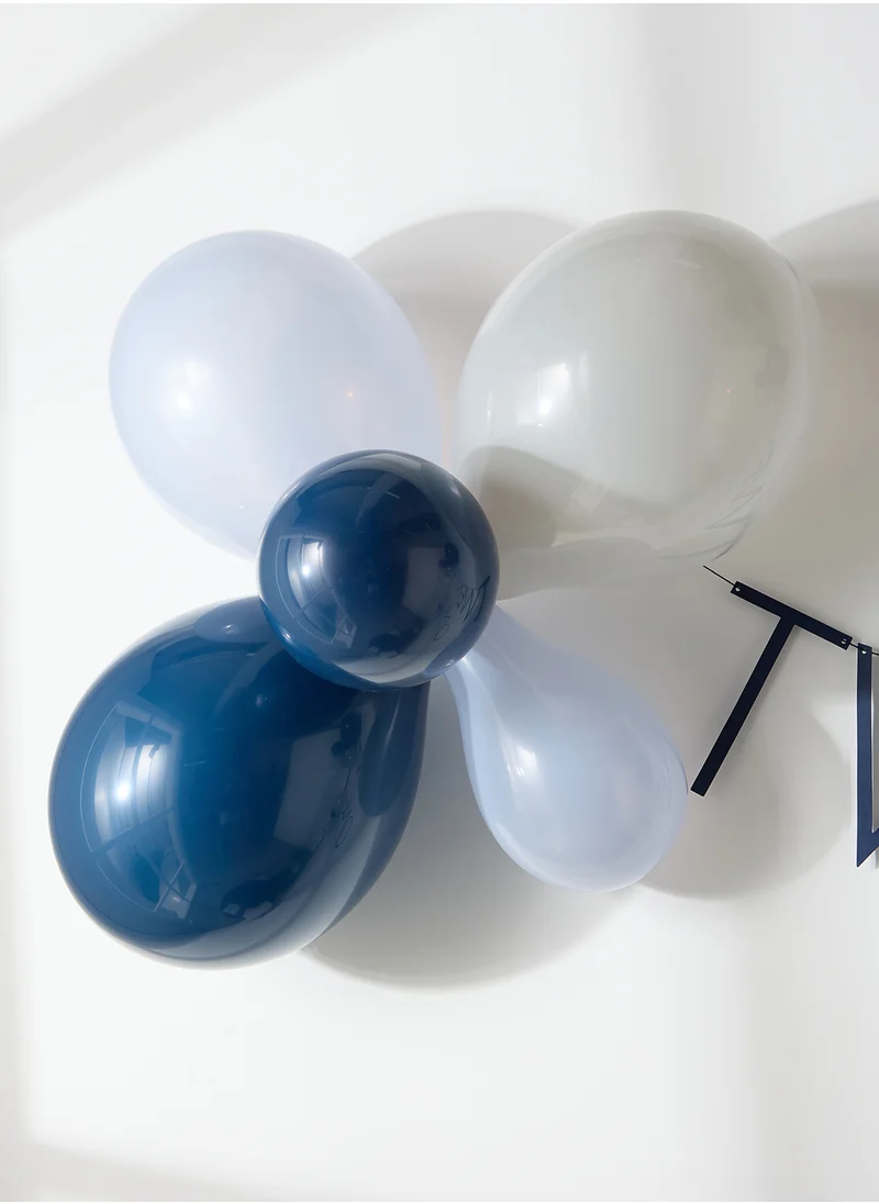 Ginger Ray Balloon Bunting - Twenty One - Blue