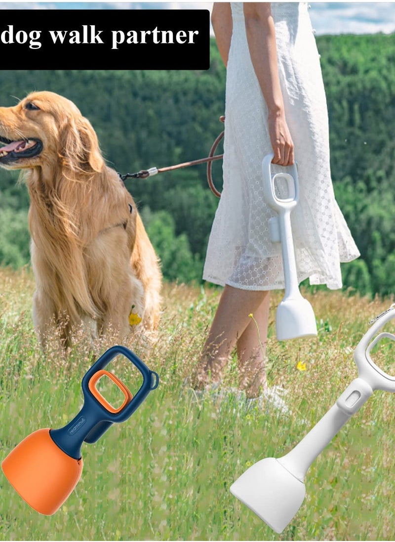 Dog pp Scooper, Heavy Duty Long Handle, Bag Dispenser Included, Ideal for Large And Small Dogs, Easy Grass And Gravel Pick Up, Includes Dog Leash Clip And Bags - Image 5