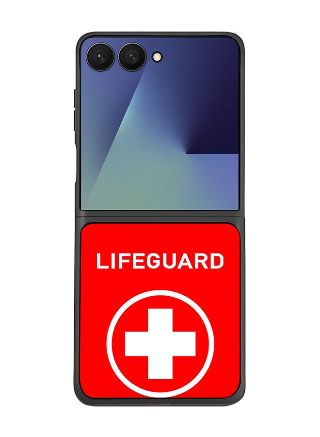Stylizedd For Samsung Galaxy Z Flip7 Case,Slim fit Camera Protection, Shockproof Thin Phone cover  - Lifeguard - Image 1