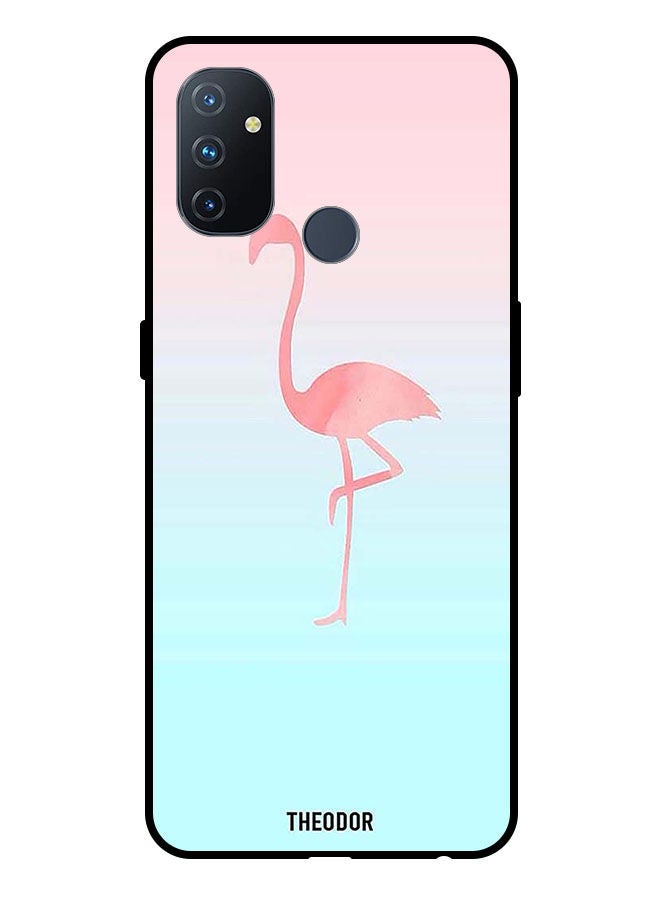 Theodor Protective Case Cover For OnePlus N100 Pink Flamingo - Image 1