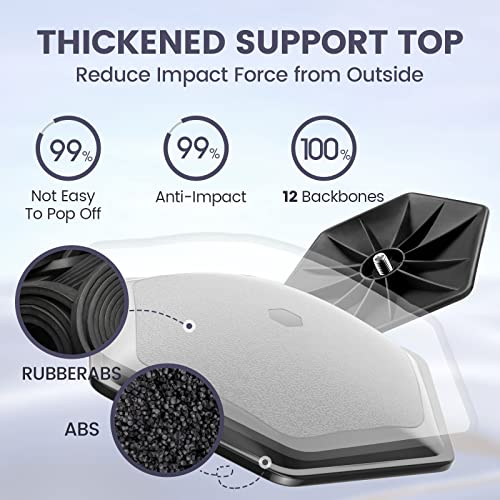 ToVii Golf Travel Bag Support Pole, Telescopic Golf Travel Bag Support System Aluminum Alloy Golf Support Rod and Hexagon Anti-Impact Support Top, Golf Club Travel Support Protection (Black) - Image 4