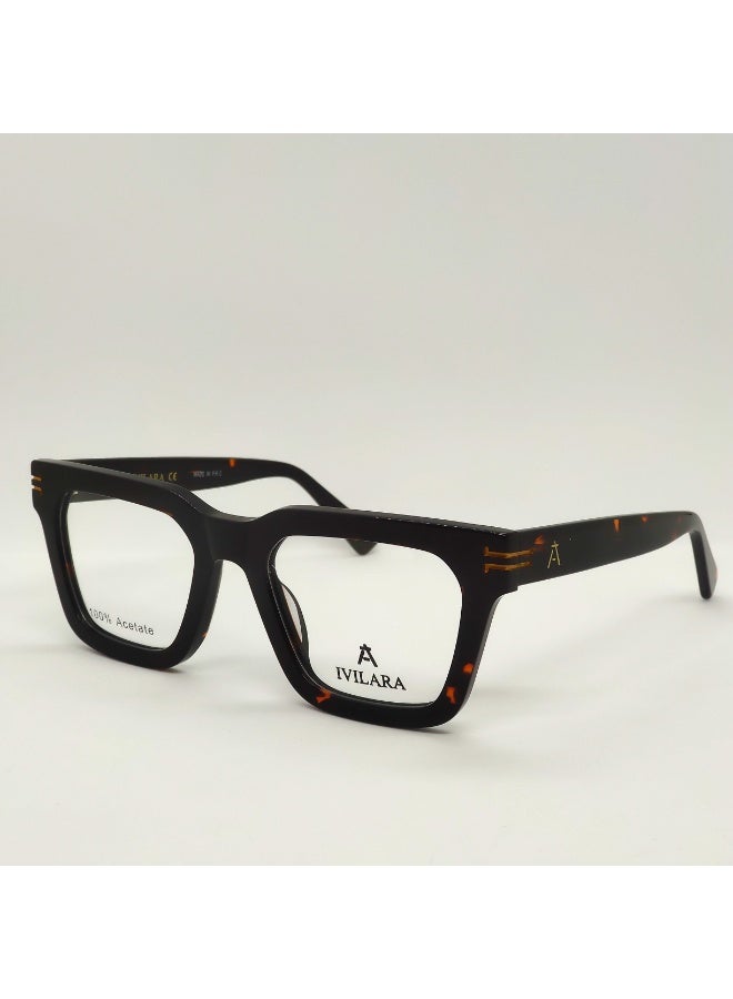 IVILARA QM22021_C2 High-End Acetate Women Eyeglasses (Brown) - Image 2