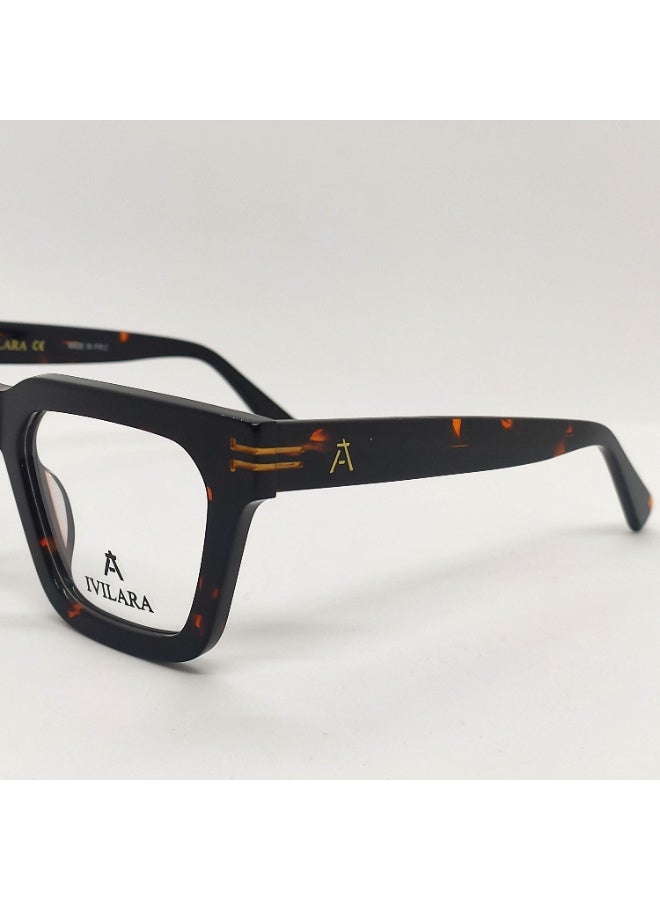 IVILARA QM22021_C2 High-End Acetate Women Eyeglasses (Brown) - Image 5