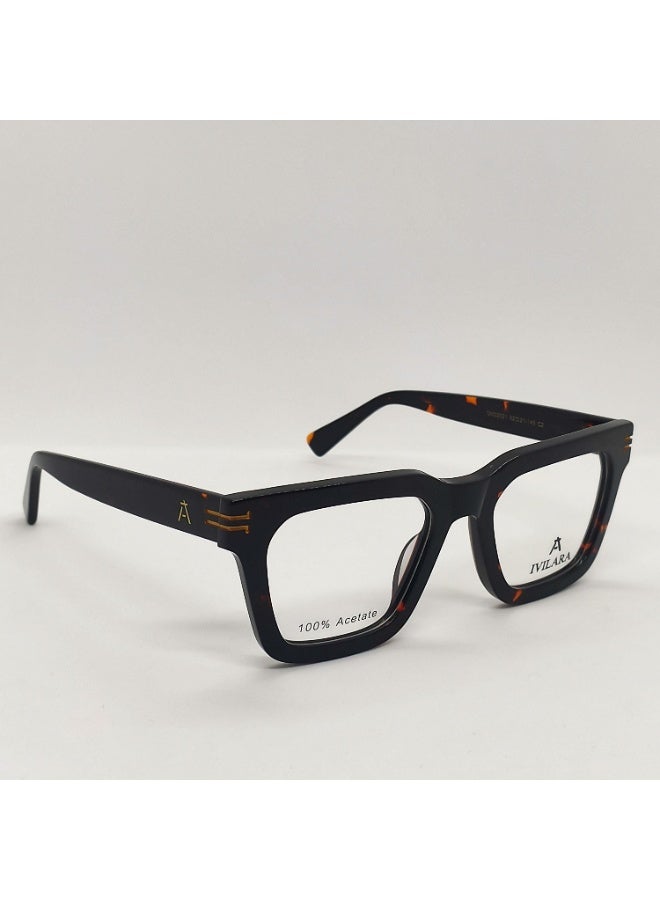 IVILARA QM22021_C2 High-End Acetate Women Eyeglasses (Brown) - Image 4